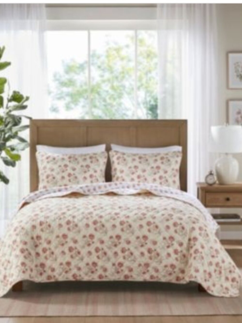 Madison Park Kinsley 100% Cotton Reversible 3-Pc. Quilt Set, Full/Queen - Red